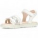 GEOX Haiti J458ZD Mädchen Sandalen WHITE_SILVER