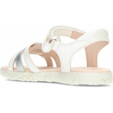 GEOX Haiti J458ZD Mädchen Sandalen WHITE_SILVER