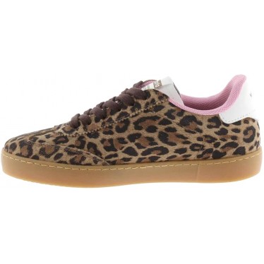 Victoria 1126205 Bedruckter Wildleder-Sportschuh für Damen LEOPARDO