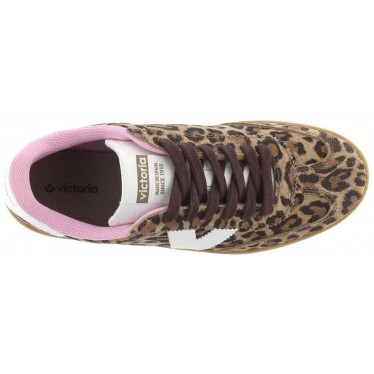 Victoria 1126205 Bedruckter Wildleder-Sportschuh für Damen LEOPARDO