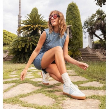 VICTORIA Berlin Cliclista Damen Sneaker 1126206 CELESTE