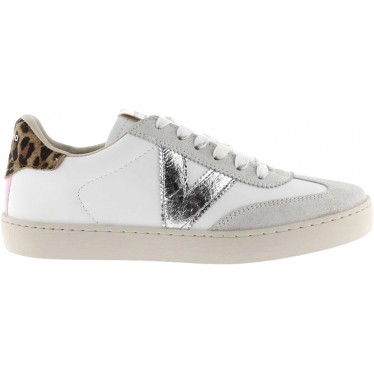 Victoria 1126209 Berlin Leopard Damen Sneaker PLATA