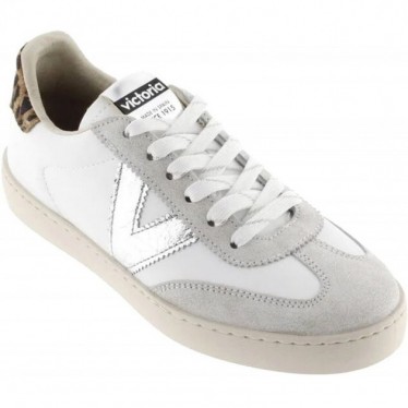 Victoria 1126209 Berlin Leopard Damen Sneaker PLATA
