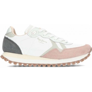 Pepe Jeans Brit-on Master PLS40041 Damen Sneaker SOFT_PINK
