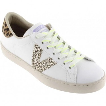 Victoria 1126213 Berlin Animal Print Damen Sportschuhe PLATINO