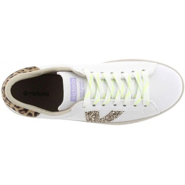 Victoria 1126213 Berlin Animal Print Damen Sportschuhe PLATINO