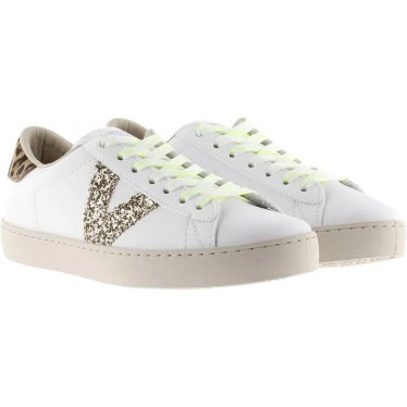 Victoria 1126213 Berlin Animal Print Damen Sportschuhe PLATINO
