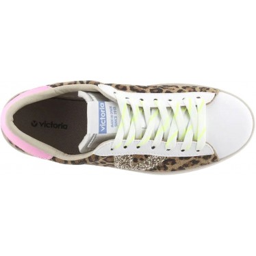 Victoria 1126214 Wildleder Animal Print Damen Sneakers LEOPARDO
