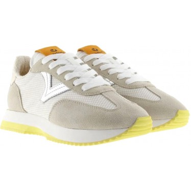 Victoria 1134112 Cosmos Nylon Metal Damen Sneaker BEIGE