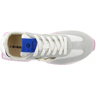 Victoria 1134112 Cosmos Nylon Metal Damen Sneaker GRIS