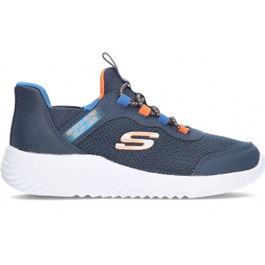 Skechers Slip-ins Bounder Brisk Jungen-Sneaker 403822L NAVY_BLUE