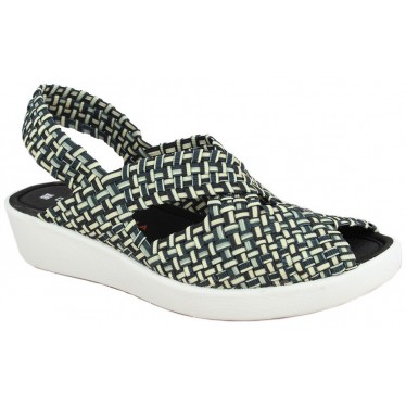 Doctor Cutillas Sandalen 13408 Elastisches Geflecht NEGRO