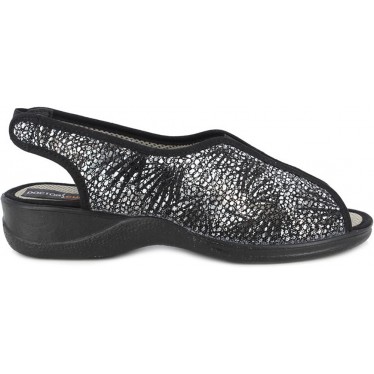 Doctor Cutillas Orthopädische Sandale 21795 Gummibänder NEGRO