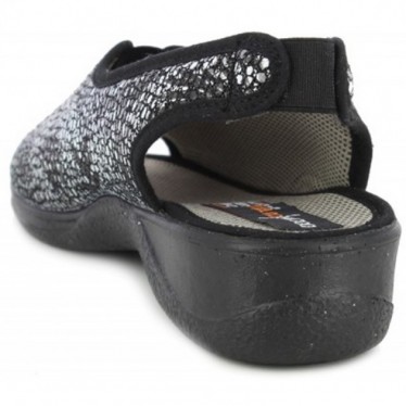 Doctor Cutillas Orthopädische Sandale 21795 Gummibänder NEGRO