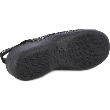 Doctor Cutillas Orthopädische Sandale 21795 Gummibänder NEGRO
