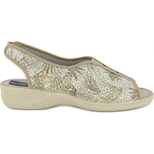 Doctor Cutillas Orthopädische Sandale 21795 Gummibänder BEIG