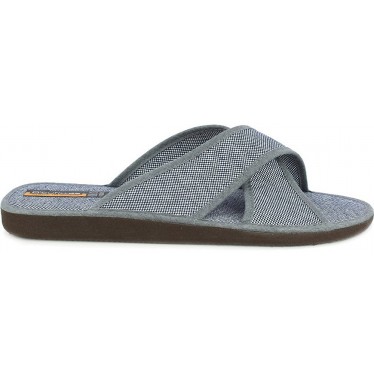 Doctor Cutillas Hausschuhe 12257 Gekreuzte Streifen MARINO