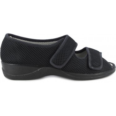 Doctor Cutillas Orthopädische Sandale 21744. Atmungsaktiv NEGRO