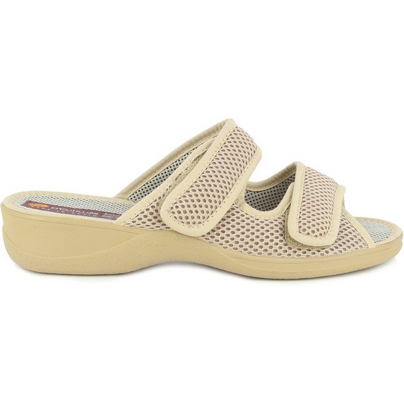 Orthopädische Sandalen von Doctor Cutillas 21741. Atmungsaktives Material TOSTADO