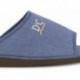 Doctor Cutillas Hausschuhe 12251 Canvas-Pantoletten MARINO