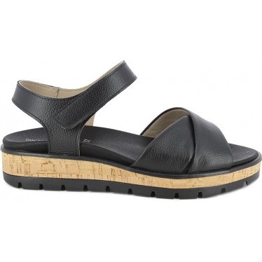 Doctor Cutillas Sandalen 37104 Selbstklebendes Leder NEGRO