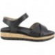 Doctor Cutillas Sandalen 37104 Selbstklebendes Leder NEGRO