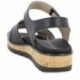 Doctor Cutillas Sandalen 37104 Selbstklebendes Leder NEGRO