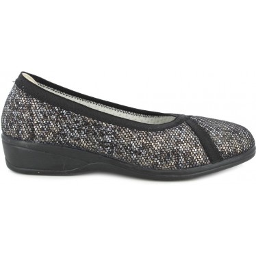Doctor Cutillas Ballerina 741 Druck NEGRO