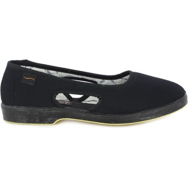 Doctor Cutillas Ballerinas 414 Offene Seite NEGRO