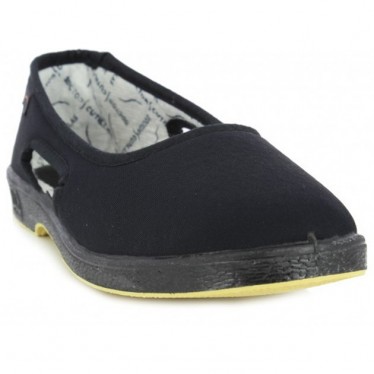 Doctor Cutillas Ballerinas 414 Offene Seite NEGRO