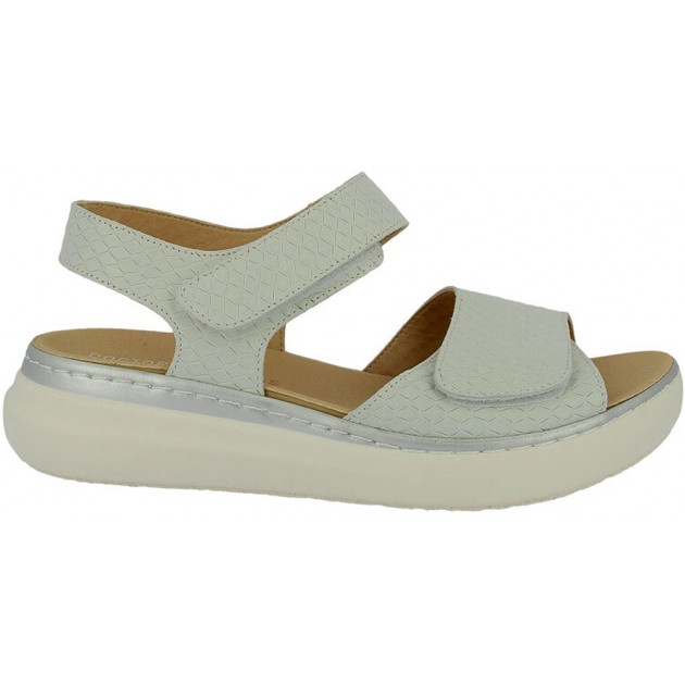 Doctor Cutillas Sandalen 46012 Schlangenmuster BLANCO Doctor Cutillas Sandalen 46012 Schlangenmuster BLANCO