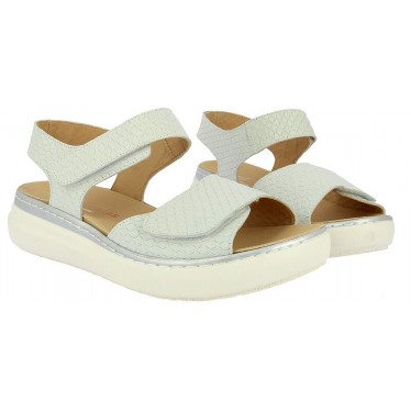Doctor Cutillas Sandalen 46012 Schlangenmuster BLANCO