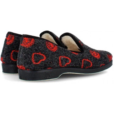 DOCTOR CUTILLAS HEARTS HAUSSCHUHE 332 NEGRO