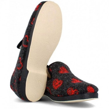 DOCTOR CUTILLAS HEARTS HAUSSCHUHE 332 NEGRO