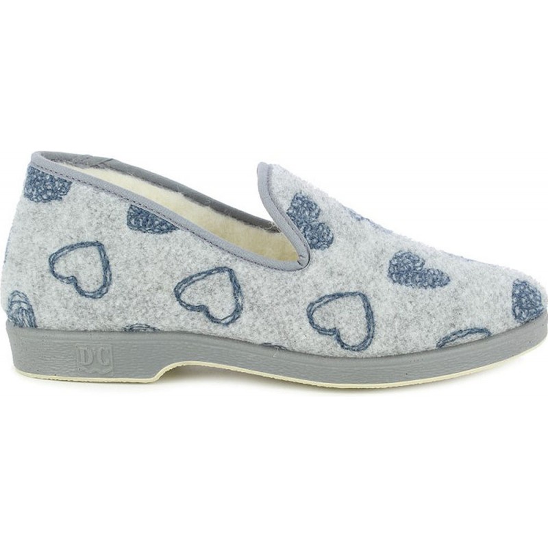 DOCTOR CUTILLAS HEARTS HAUSSCHUHE 332 GRIS