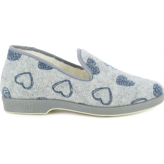 DOCTOR CUTILLAS HEARTS HAUSSCHUHE 332 GRIS DOCTOR CUTILLAS HEARTS HAUSSCHUHE 332 GRIS