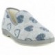DOCTOR CUTILLAS HEARTS HAUSSCHUHE 332 GRIS