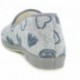 DOCTOR CUTILLAS HEARTS HAUSSCHUHE 332 GRIS