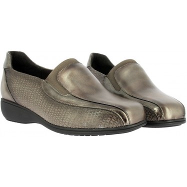 Doctor Cutillas Damen-Loafer 53577 Metallic Print ANTRACITA