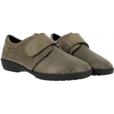 Damen-Sneaker Doctor Cutillas 41617 Selbstklebend TAUPE