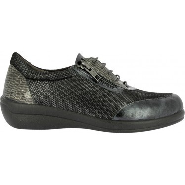 Damen-Sneaker Doctor Cutillas 43528 Seitlicher Reißverschluss ANTRACITA