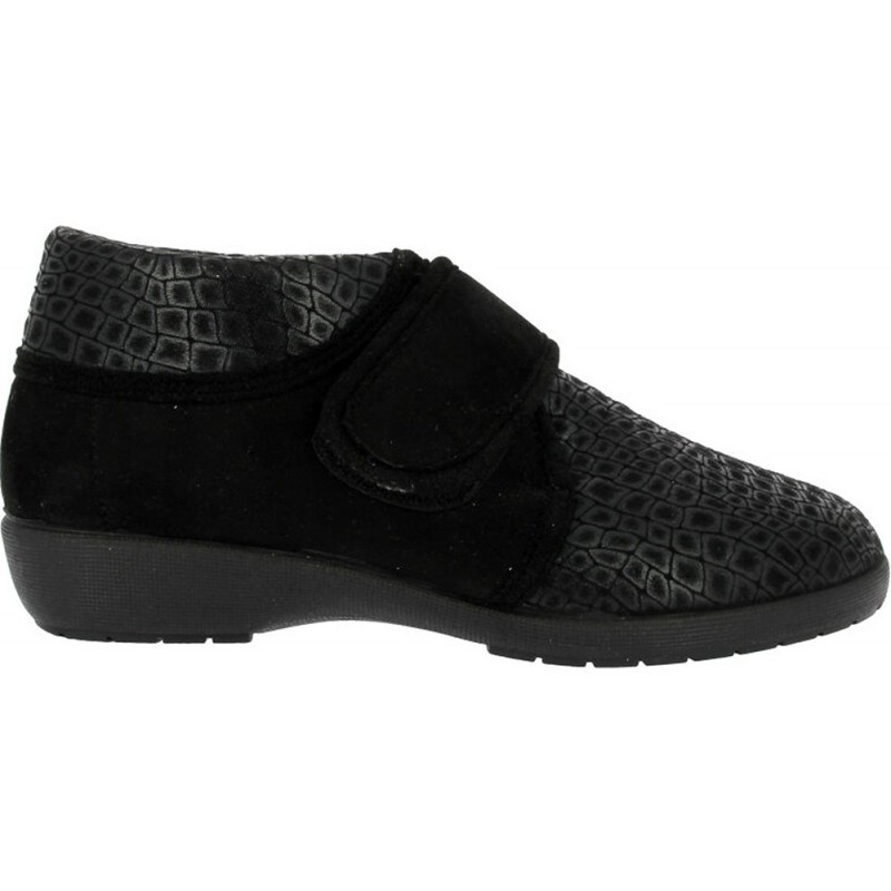 Stiefelette mit selbstklebendem Verschluss DOCTOR CUTILLAS 41616 NEGRO