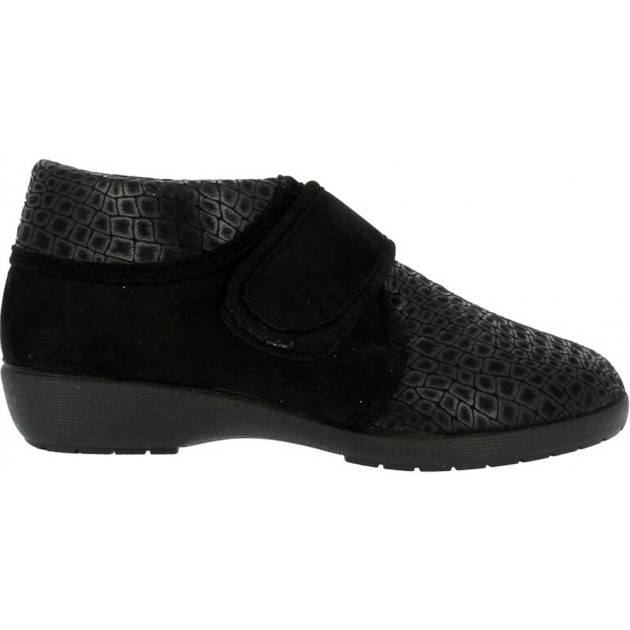 Stiefelette mit selbstklebendem Verschluss DOCTOR CUTILLAS 41616 NEGRO