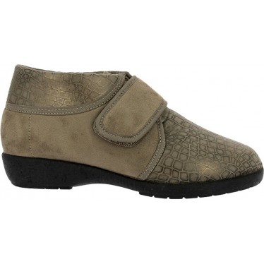 Stiefelette mit selbstklebendem Verschluss DOCTOR CUTILLAS 41616 TAUPE