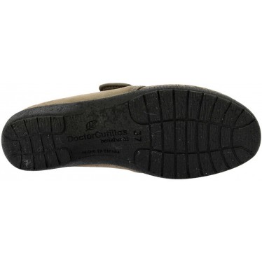 Stiefelette mit selbstklebendem Verschluss DOCTOR CUTILLAS 41616 TAUPE