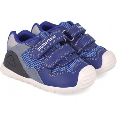 Urbane Sportschuhe für Jungen Biomecanics 252120 Sauvage BLAU_ROYAL_A836
