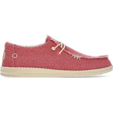 DUDE WALLYBRAIDED LOAFERS RED