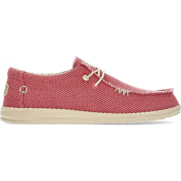 DUDE WALLYBRAIDED LOAFERS RED DUDE WALLYBRAIDED LOAFERS RED