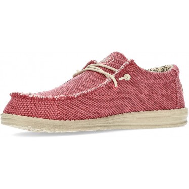 DUDE WALLYBRAIDED LOAFERS RED