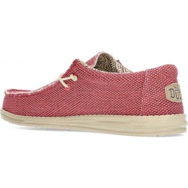 DUDE WALLYBRAIDED LOAFERS RED